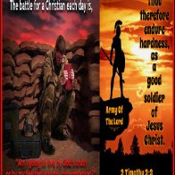 Soldier of Christ endure hardness