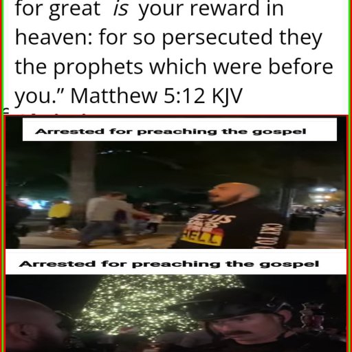 Arrested while gospel preaching
