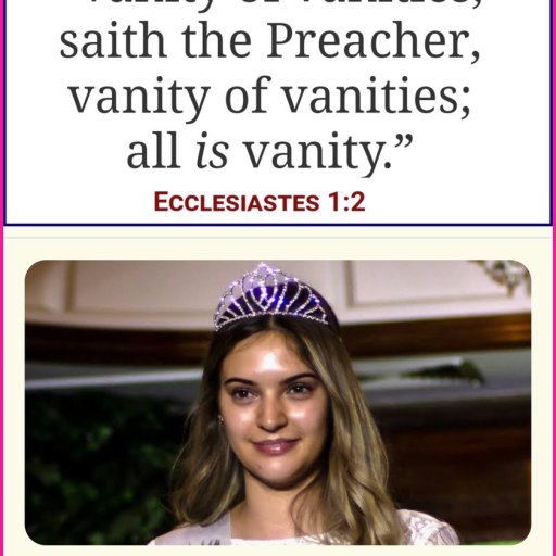 Vanity of vanities, saith the Preacher, 