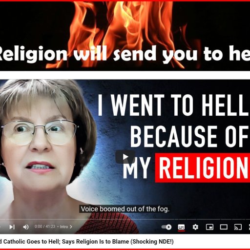 Religion leads to hell