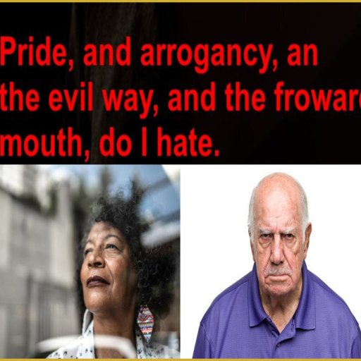 Froward mouth, do I hate ( Satan's vanity Jesus)