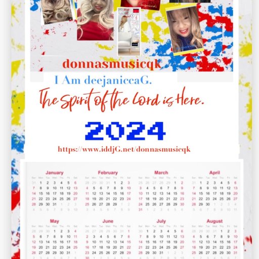 donnasmusicqk Calendar 2024