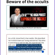 BEWARE OF THE OCCULT