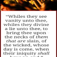 Whiles they see vanity.