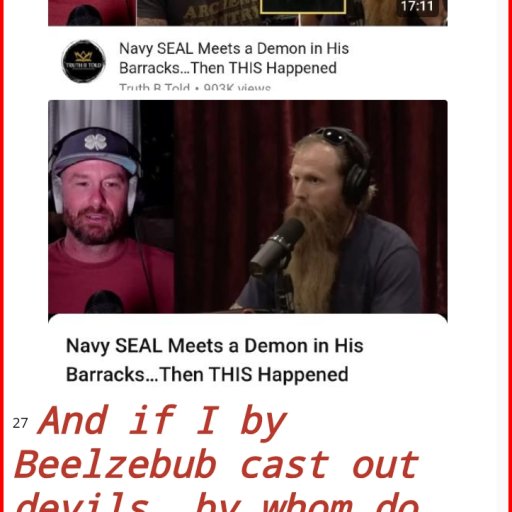 How do children cast out devils