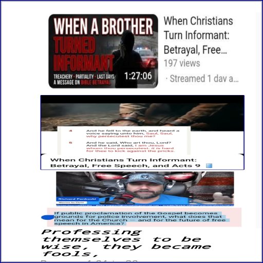 Wise in their own eyes becoming fools