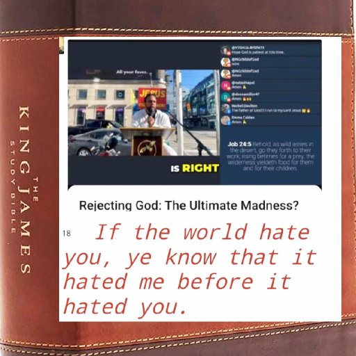 If the world hate you it hated Christ first
