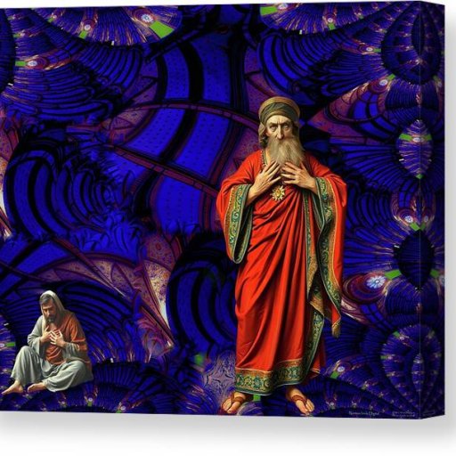 two-men-praying-norman-brule-canvas-print