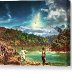 john-baptizes-jesus-norman-brule-canvas-print