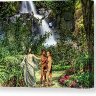 walking-in-the-garden-norman-brule-canvas-print