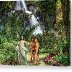 walking-in-the-garden-norman-brule-canvas-print