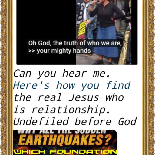 Satan gives you a false Foundation