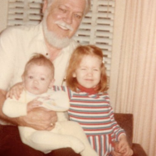 4672-DaddyPappawwithAmandaJo2yrs89mos.FaleshaAnne45mosoldatourhouse1313LamesaPasadenaTX1983