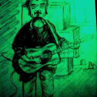 caricature of me playing at the Edge 9-1-12.jpg