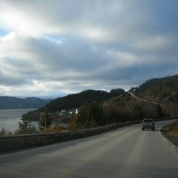 Christophers Cove past Meadows Nov 2009 Newfoundland