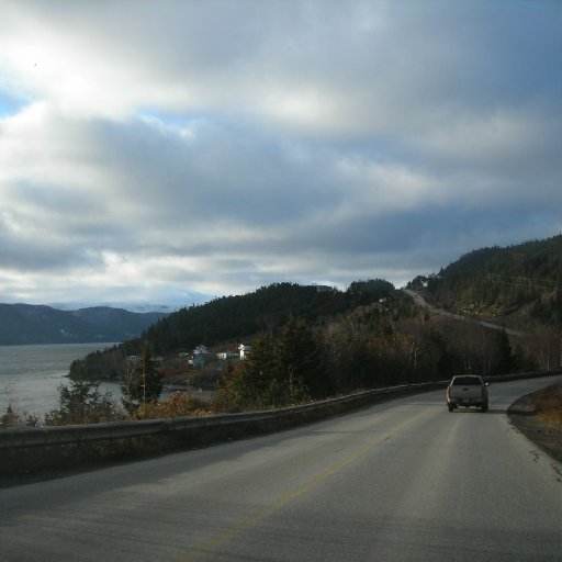 Christophers Cove past Meadows Nov 2009 Newfoundland
