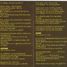 Clay CD With Lyrics