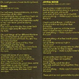 Clay CD With Lyrics
