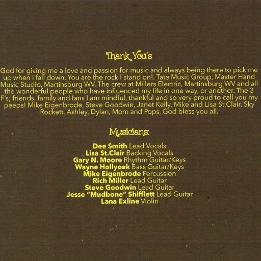 Clay CD With Lyrics