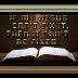 If my Jesus can't fix it