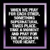 Pray for Each other