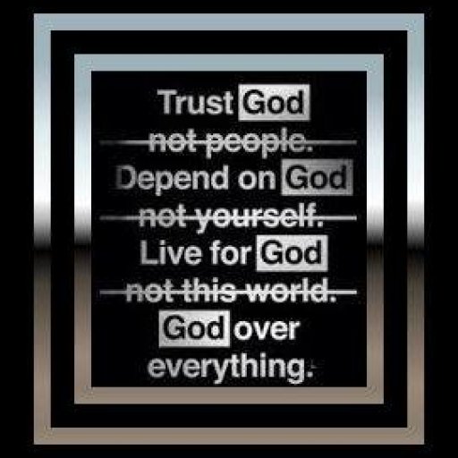 Trust God