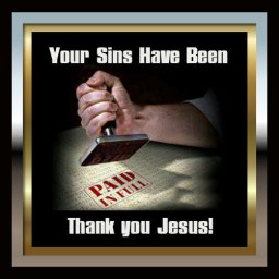 You sins have been paid in full