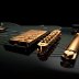 black gold guitar