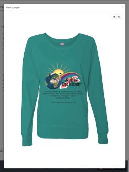 Light weight ladies sweat shirt