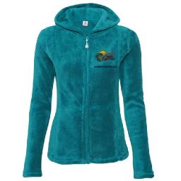 Embroidered Hooded Sweat Jacket