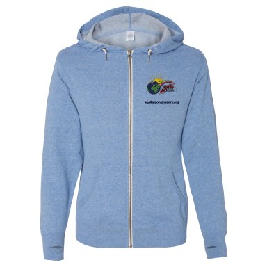 Embroidered Hooded Sweat Jacket