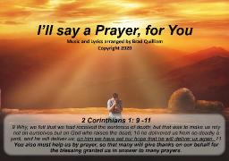 I'll Say a Prayer for You