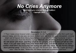 No Cries Anymore