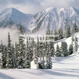 It May Take A Mountain