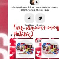 Valentine's Day 2024 Gospel Music and More from donnasmusicqk PINTEREST